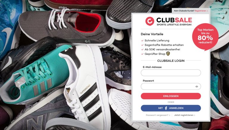 clubsale-clubkey-einladung