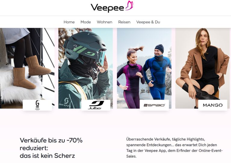 Vente-Privee Einladung mit gutschein